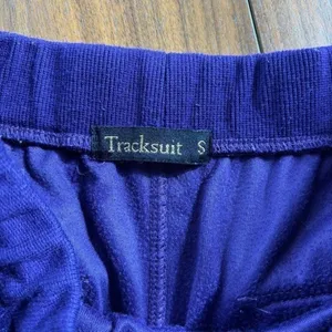 Y2K Tracksuit Purple Velour Lounge Pants S Drawstring Bimbocore McBling thumbnail 4
