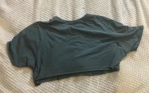 Nike XL The Tee Dark Turquoise Cut Off Top thumbnail 3