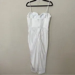 House of CB L‎ D-DD Myrna Ivory Corset Slip Dress white NWOT $269 thumbnail 6