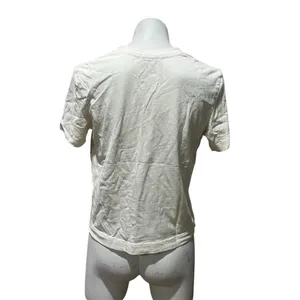 Quiksilver T-Shirt Womens M Cream Graphic Logo Crew Neck Short Sleeve Tee thumbnail 3