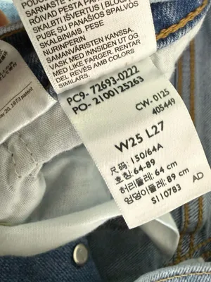 Levi’s Ribcage Straight Ankle Jeans Size 25 Light Wash High Rise thumbnail 9