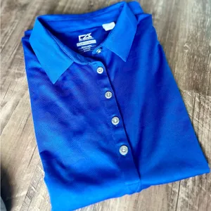 Cutter & Buck CB Dry Tec Women’s Royal Blue Golf Polo - Medium thumbnail 6