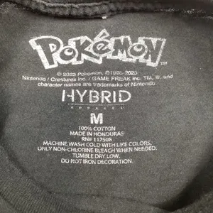 Pokémon Graphic Hybrid Black Tee T-Shirt thumbnail 4