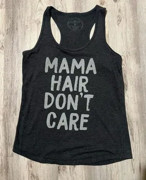 Mama Hair Don’t Care tee thumbnail 1