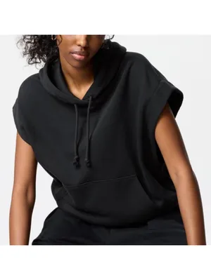 Uniqlo Sweat Sleeveless Hoodie Vest Black NWT XS thumbnail 8