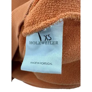 Holzweiler Hoodie‎ XS Orange Organic Cotton Blend Pullover Hooded Sweatshirt thumbnail 3