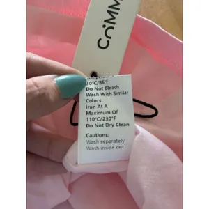 Commense NWT Gold Starfish Sleeveless Mini Dress Small Pink Linen Blend thumbnail 6