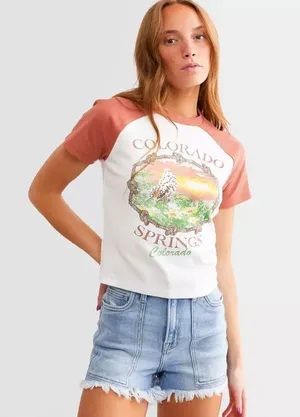 Colorado Springs Cropped Tee Size L thumbnail 1