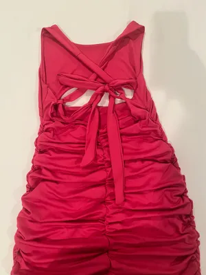 Pink ruched bodycon dress Size M thumbnail 5
