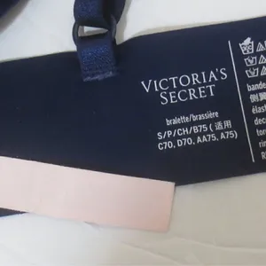 Victoria’s Secret Navy Blue Leopard Print The Naked's Triangle Bra Bralette thumbnail 6