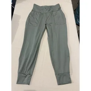 Gap Fit Eclipse Pants Green S Small Womens Athletic‎ Joggers Comfy Athleisure thumbnail 3