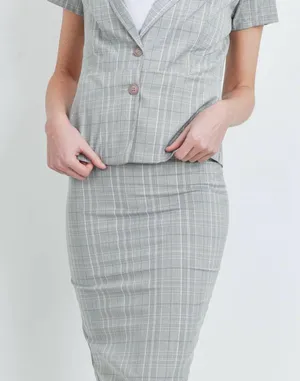 Blazer 2 Piece Set Gray thumbnail 1