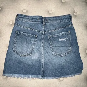 Free People Embellished Denim Skirt thumbnail 5