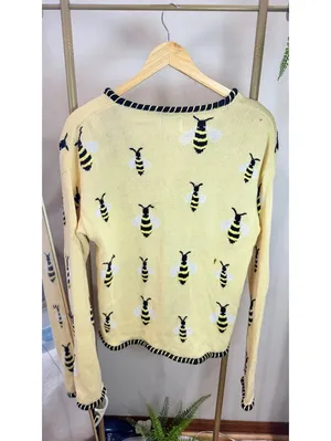Size S Christopher & Banks Women’s Bee Cardigan Sweate thumbnail 2