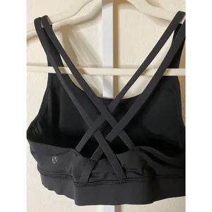 EUC Lululemon Energy‎ Bra Black Sz 6 thumbnail 3