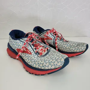 Brooks Adrenaline GTS 20 Women's Running Shoes 8‎ Blue Red Run USA Sneaker thumbnail 2