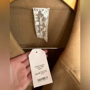 NWT Sadie And Sage All Along Coat Camel Size Large Oversized Normcore Academia thumbnail 5