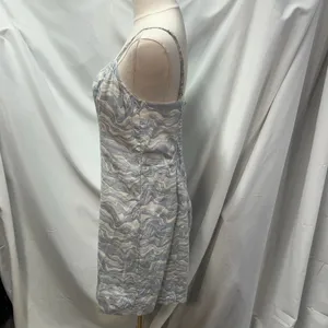 Abercrombie & Fitch Corset Lined Linen Blend Sheath Mini Dress Women Medium Tall thumbnail 8