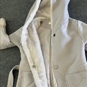 Cozy Hooded Coat with Faux Fur Trim Size‎ M thumbnail 8