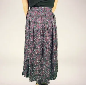 CLEAROUT! VINTAGE Patterned Skirt Size 2 Like New Purple thumbnail 4