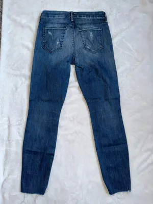 Mother The Looker Chew Ankle Skinny Jeans Size 25 thumbnail 3