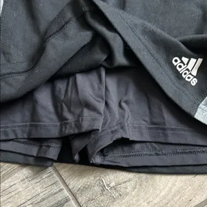 Adidas Black and Gray Sport Skirt thumbnail 4