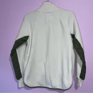 Abercrombie & Fitch Asymmetrical Half Snap Fleece Pullover Women S Gorpcore thumbnail 7