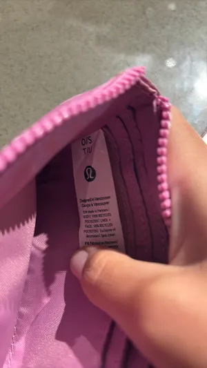 Lululemon Card Holder Wallet pink thumbnail 3