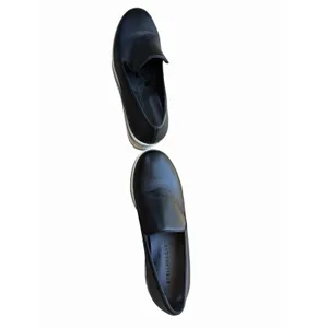 Stella McCartney Black Chunky Platform Loafers Sneaker Wedge Logo Slide 37 $525 thumbnail 4