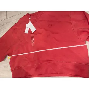 NWT Lacoste Organic Cotton Blend Crewneck Sweatshirt Pink Red SF5614 Size 12 44 thumbnail 3