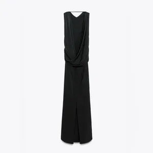 NWT Zara Open Back Maxi Evening Dress Size XS/S thumbnail 9
