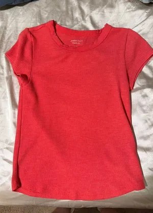American Eagle Outfitters Top Ribbed Crop thumbnail 1