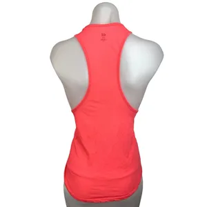 H&M Sport Orange Neon Scoop Neck Racerback Athletic Workout Tank Top Size M thumbnail 2