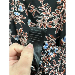 Free People Santiago‎ Floral Print Puff Sleeve Crop Blouse Boho Top XS thumbnail 7