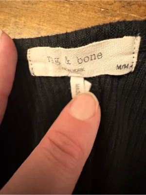 RAG‎ & BONE Hudson V Neck Tee thumbnail 3