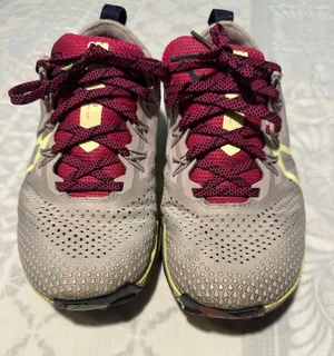 Nike Women's Athletic Shoes in Gray and Burgundy thumbnail 1
