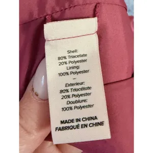 Cinq a Sept Mauve Satin Cropped Jacket Gold Crest Buttons Size 8 thumbnail 6