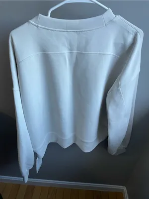 New lululemon athletica White Oversized Crop Crewneck Sweatshirt thumbnail 6
