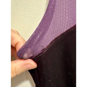 Blondie Nites Vintage 90s Purple Velvet Mesh Cutout Maxi Dress Whimsigoth Goth thumbnail 7