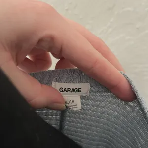 Garage Blue Crew Neck Relaxed Fit Long Sleeve Sweater thumbnail 2