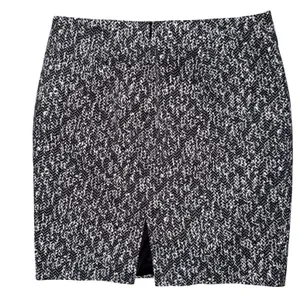 Express Womens Black White Herringbone Pencil Skirt Size 6‎ Cotton Blend Career thumbnail 2