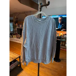 Easel Los Angeles Distressed French Terry Sweatshirt oversized small thumbnail 2