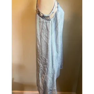 Nostalgia Blue Embroidered small boho flowy fairy whimsi romantic lace y2 dainty thumbnail 2