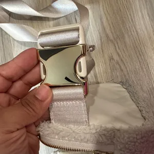 lululemon belt bag fleece version with gold hardware thumbnail 7