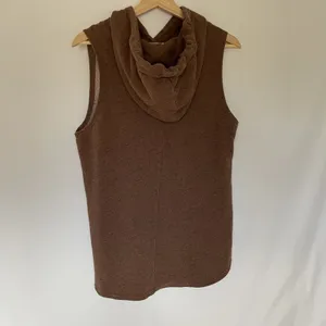 BDG women's size M fleece vest hooded cotton trendy boho‎ top casual comfortable thumbnail 7
