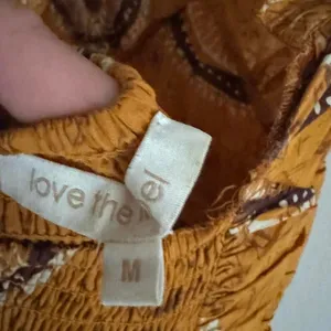 Anthropologie Love the Label Adrienne Gold Yellow Ruffled Boho Maxi Dress Medium thumbnail 5