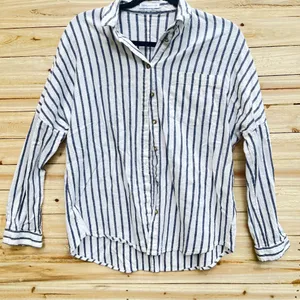 Urban Outfitters Stripe Button Down thumbnail 1
