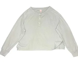Victoria’s Secret Women's XS Mint Green Long Sleeve Breathable Cozy‎ Pajama Top thumbnail 1