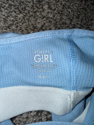 Athleta Girl Racerback Workout Tank Top Light Blue thumbnail 4
