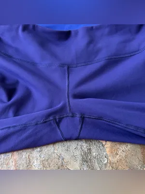 Lululemon Wunder Under Crop Leggings Indigo Purple Yoga Pants Size 8 thumbnail 6